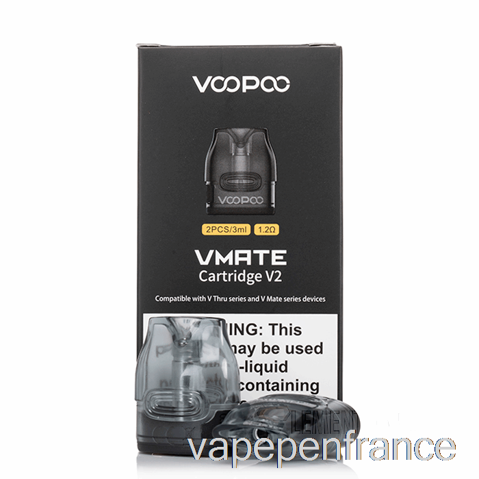Voopoo Vmate V2 Dosettes De Remplacement 1.2ohm Vmate V2 Pods Stylo Vape